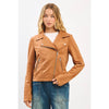 SUEDE MOTO BIKER JACKET