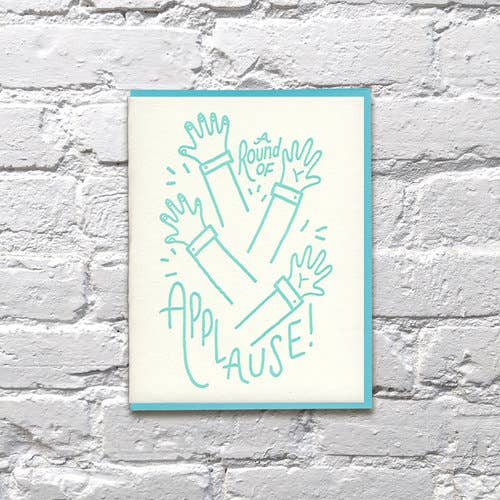 A Round of Applause Congratulations Card