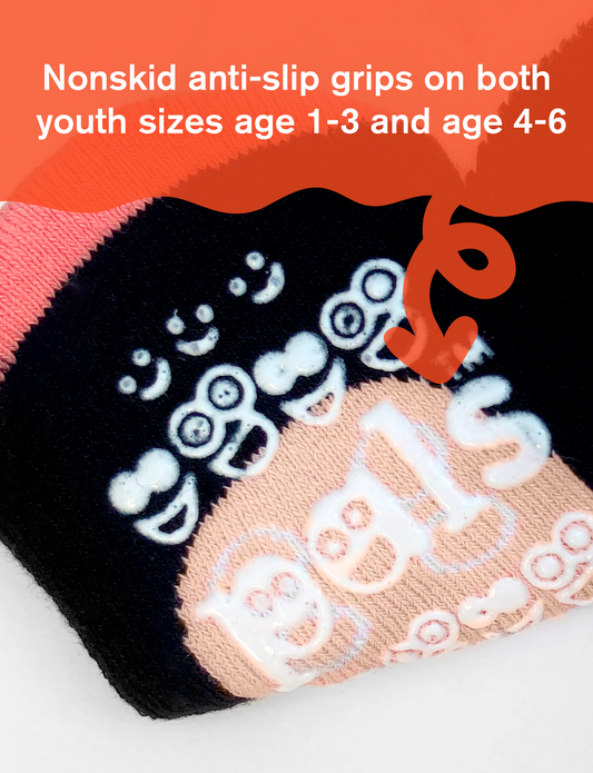 COW & PIG NON-SLIP KIDS SOCKS