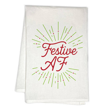 FESTIVE AF KITCHEN TOWEL
