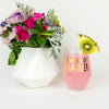 BIRTHDAY BABE WINE GLASS