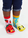 STRAWBERRY & BANANA NON-SLIP SOCKS FOR KIDS