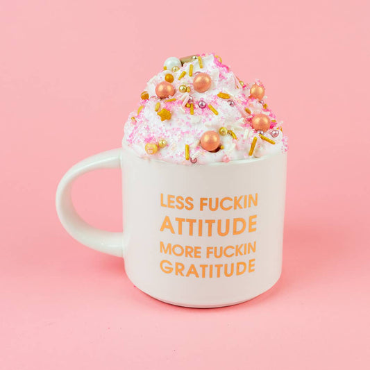 LESS F*ING ATTITUDE MUG