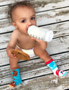 MILK & COOKIES NON-SLIP SOCKS FOR KIDS