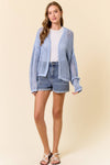 CROCHET CROPPED CARDIGAN