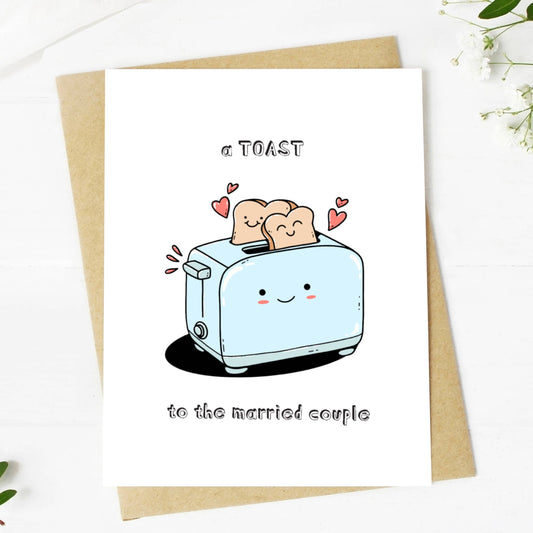 TOAST TO THE MARRIED COUPLE CARD