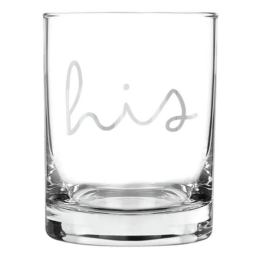 HIS/HERS GLASSWARE SET