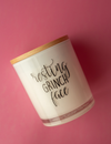 RESTING GRINCH FACE CANDLE