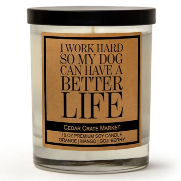 DOG BETTER LIFE CANDLE