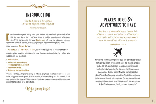 BUCKET LIST JOURNAL