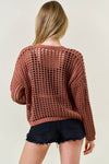 CROCHET CROPPED CARDIGAN