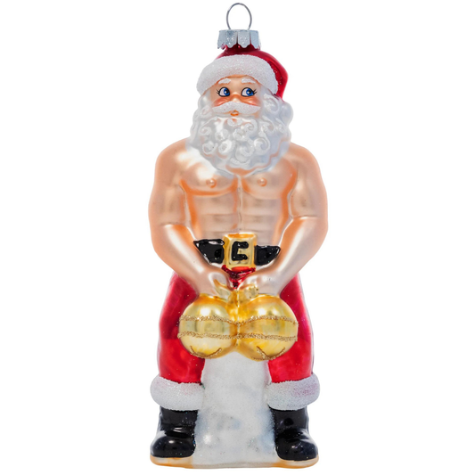 BIG BALLS CLAUS ORNAMENT