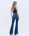 WELT POCKETED FLARE JEANS