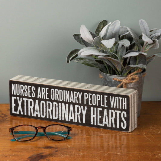NURSES ARE BOX SIGN