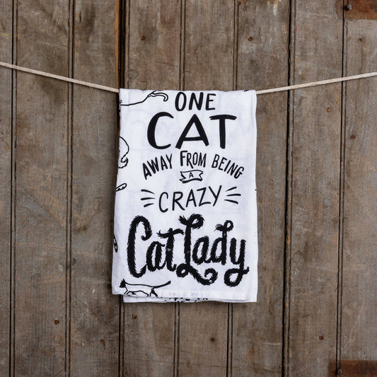CRAZY CAT LADY KITCHEN TOWEL