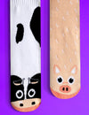 COW & PIG NON-SLIP KIDS SOCKS