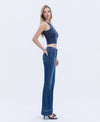 WELT POCKETED FLARE JEANS