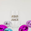 JESUS JUICE WINE GLASS