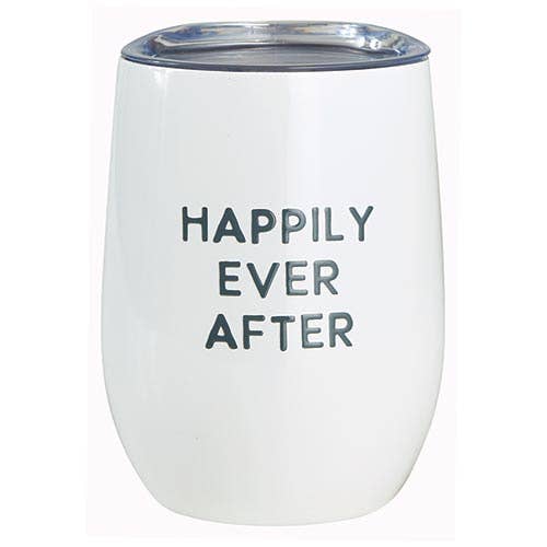 HAPPILY EVER AFTER WINE TUMBLER