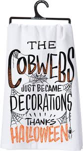 COBWEBS DECORATIONS TOWEL