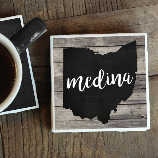 MEDINA SCRIPT COASTER
