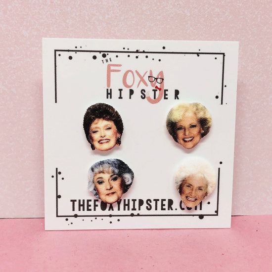 THE GOLDEN GIRLS CAST EARRINGS