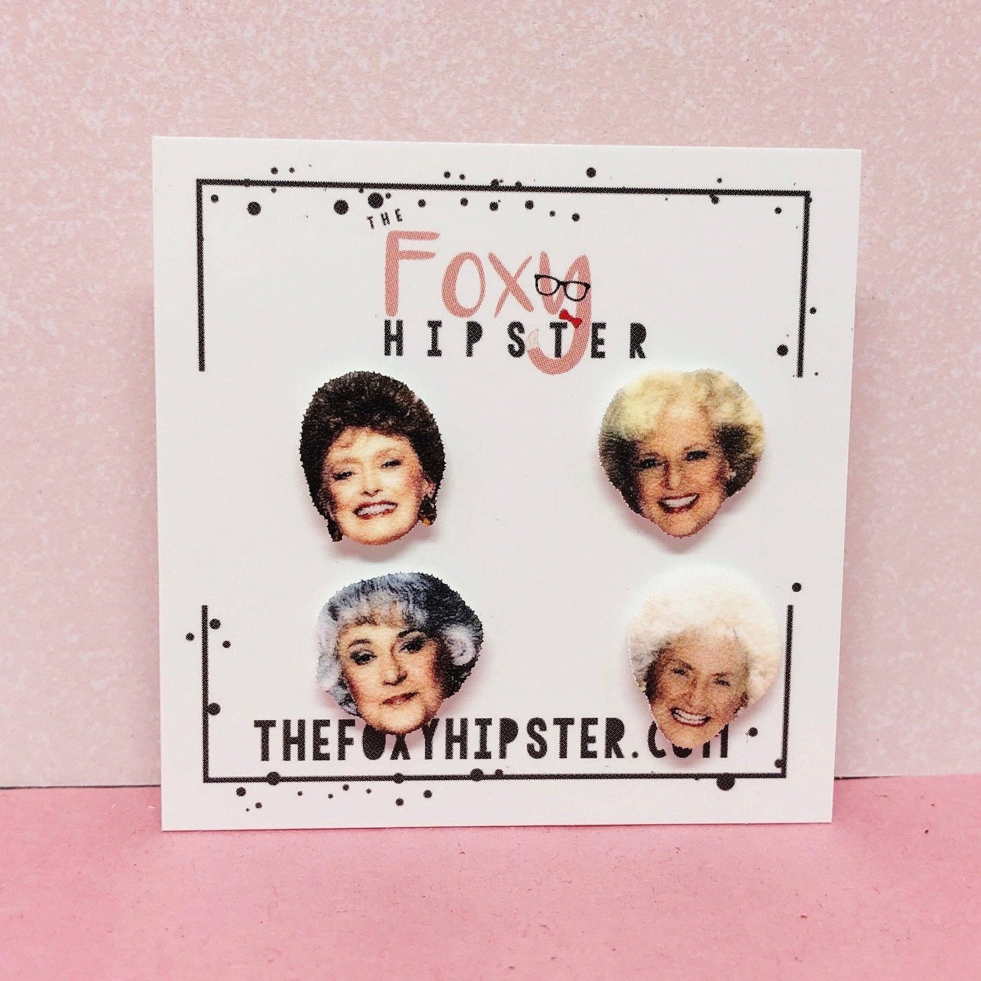 THE GOLDEN GIRLS CAST EARRINGS