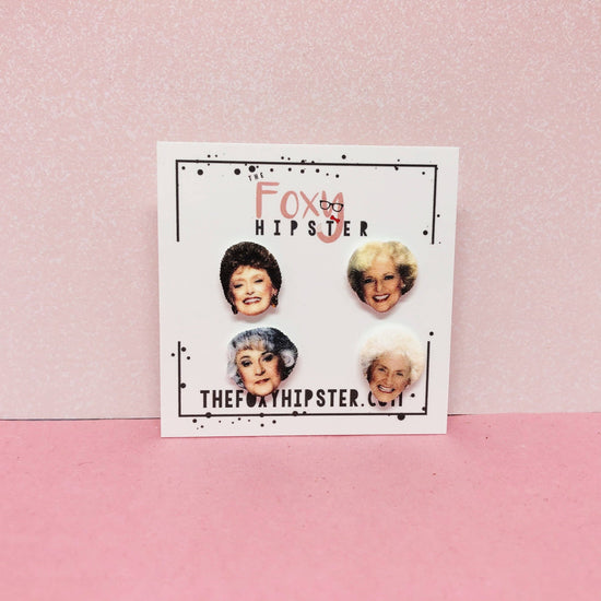 THE GOLDEN GIRLS CAST EARRINGS