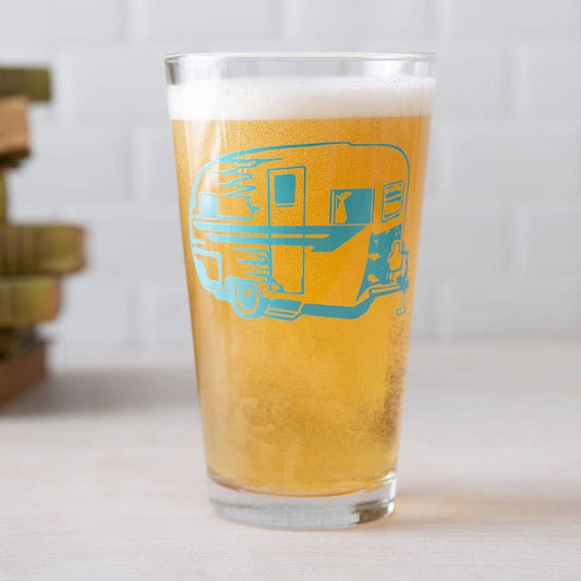 CAMPER TRAILER PINT GLASS