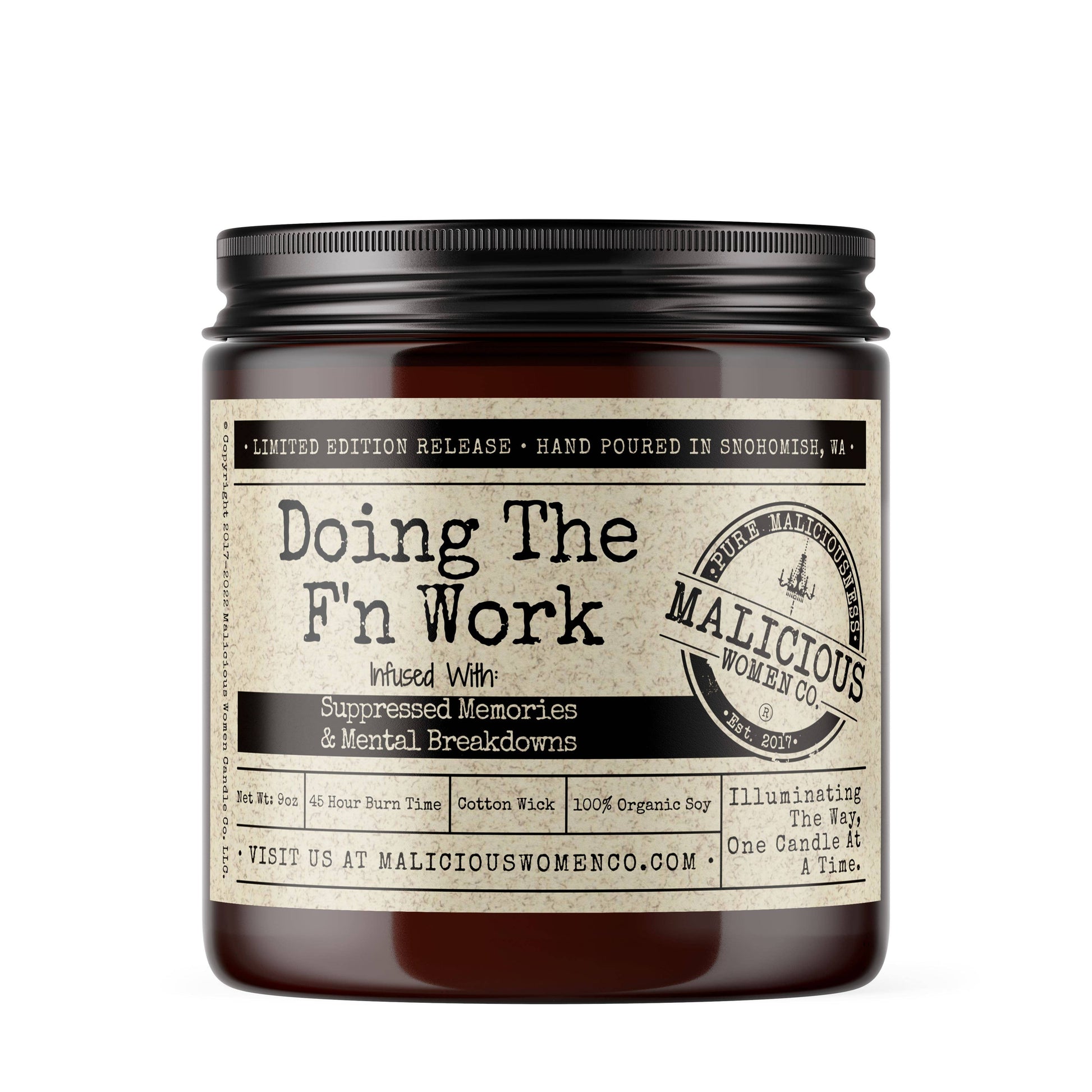 DOING THE F'N WORK CANDLE