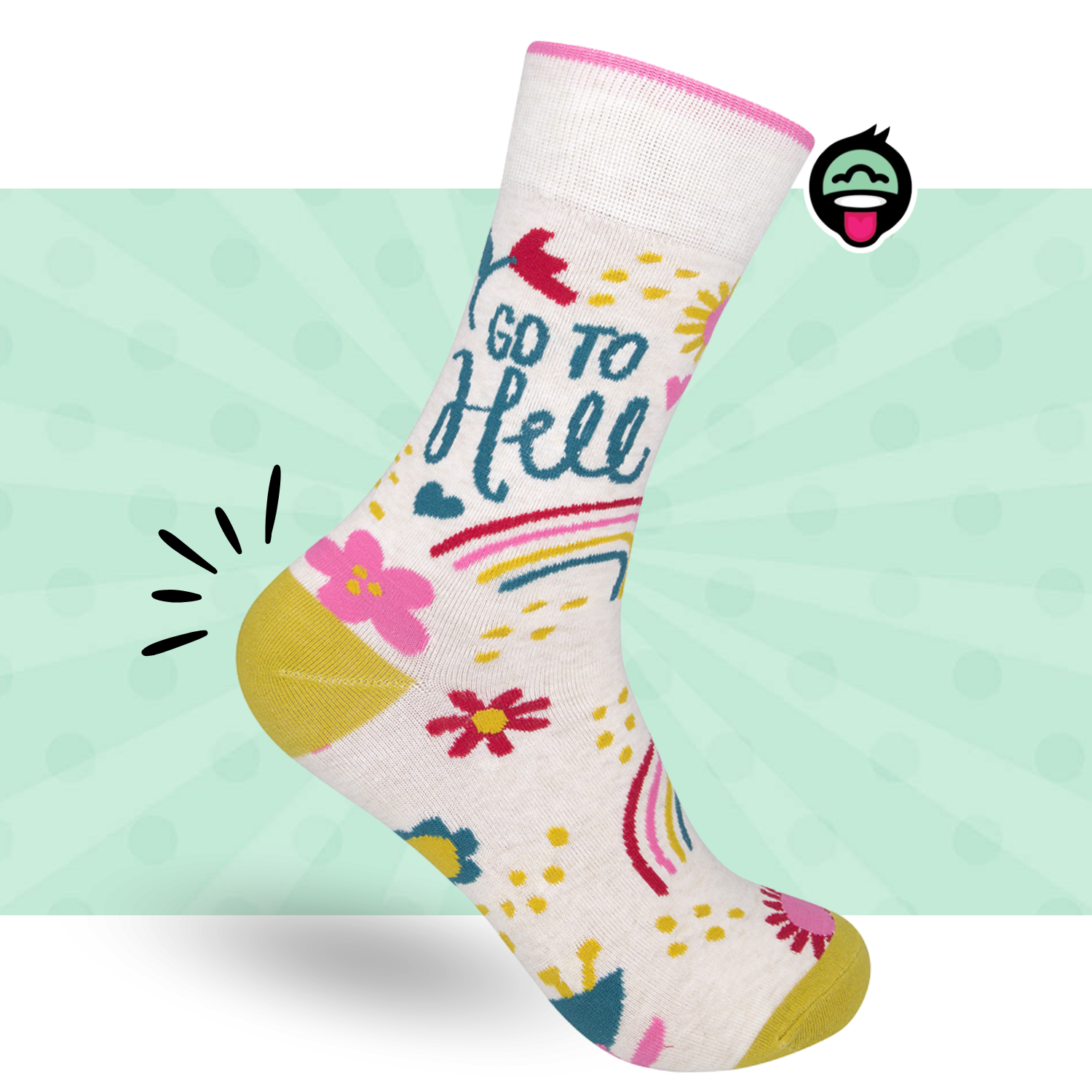 GO TO HELL SOCKS
