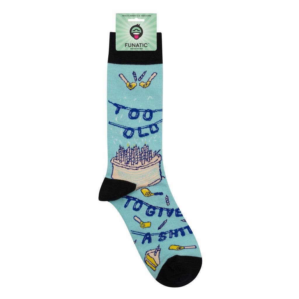 TOO OLD TO GIVE A SHIT SOCKS