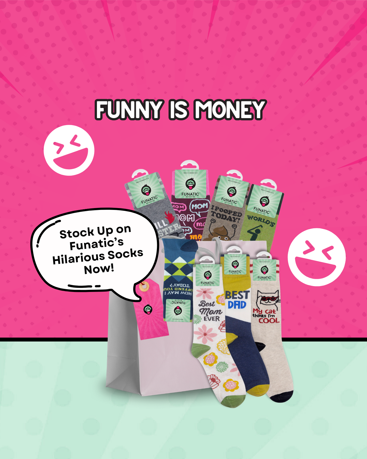 WORLD'S OKAYEST GOLFER SOCKS