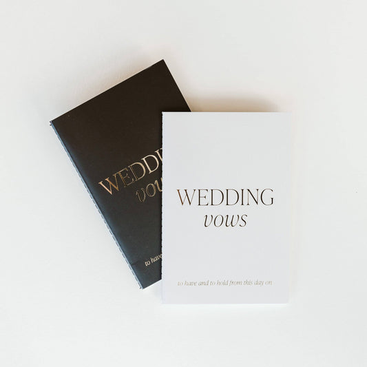 WEDDING VOWS BOOKLET SET