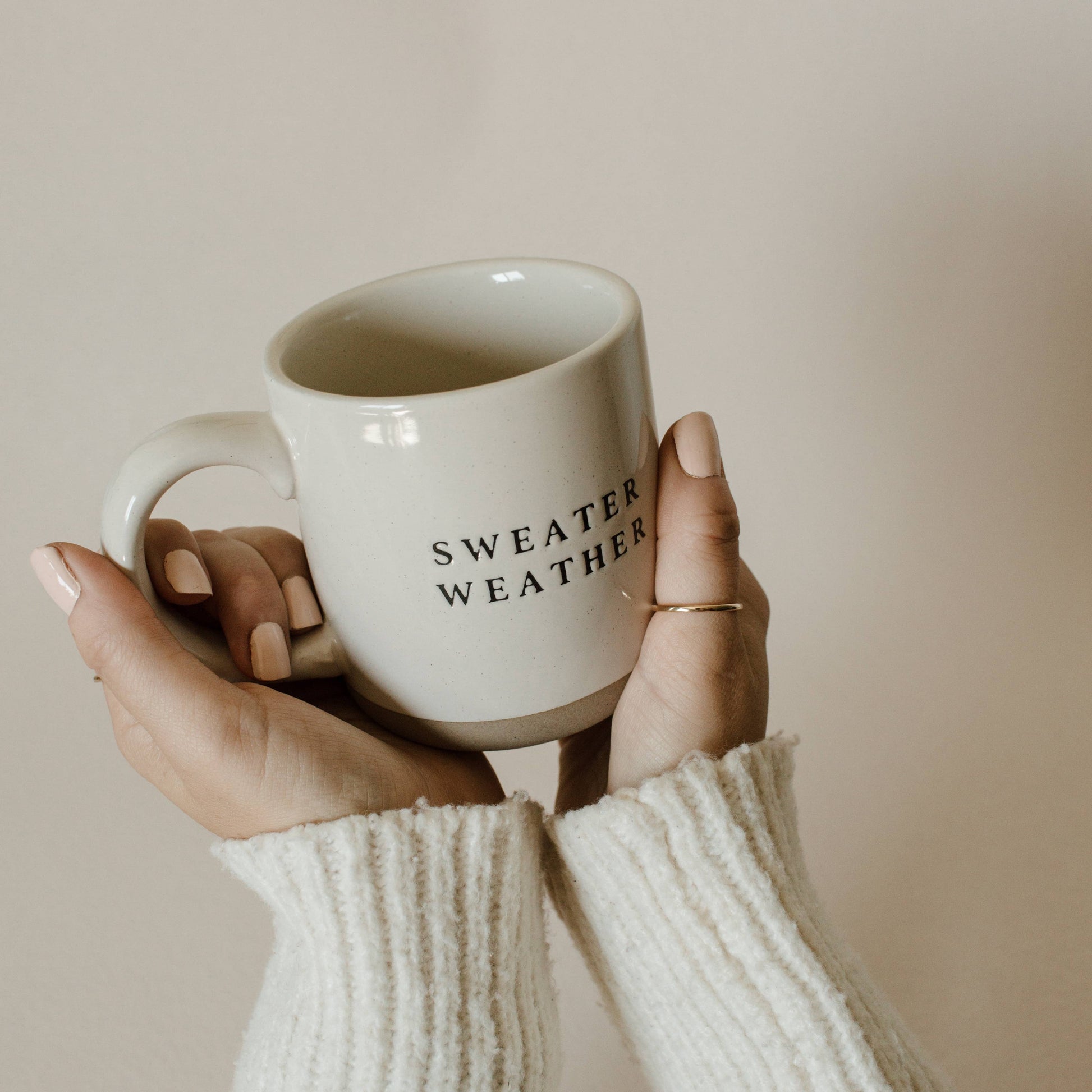 SWEATER WEATHER STONEWARE MUG