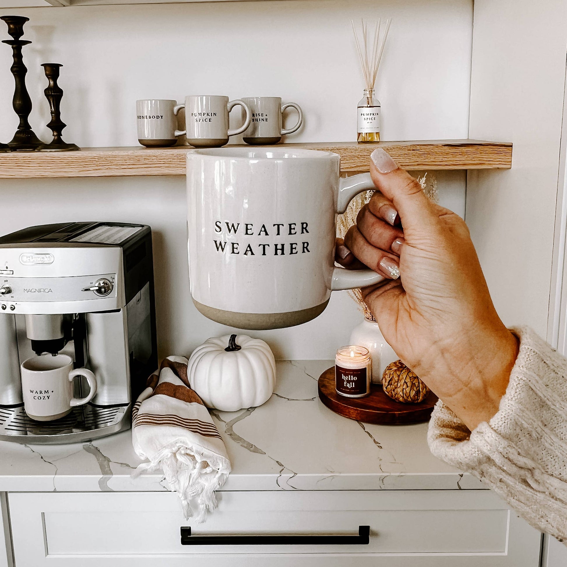 SWEATER WEATHER STONEWARE MUG