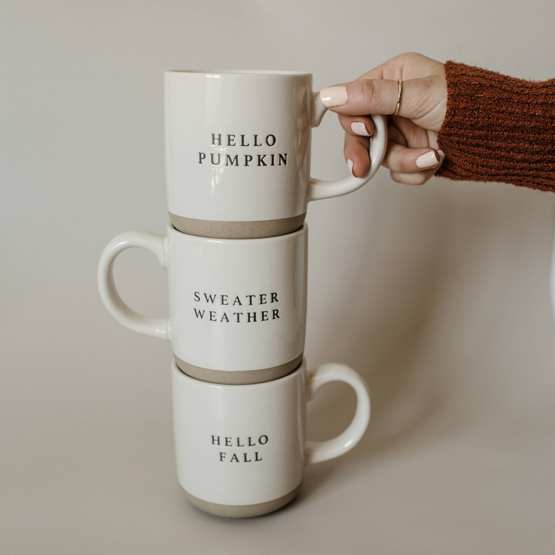 SWEATER WEATHER STONEWARE MUG