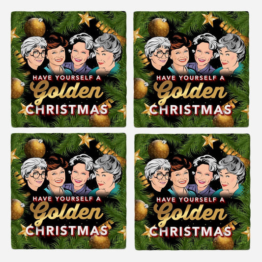 GOLDEN GIRLS CHRISTMAS COASTERS