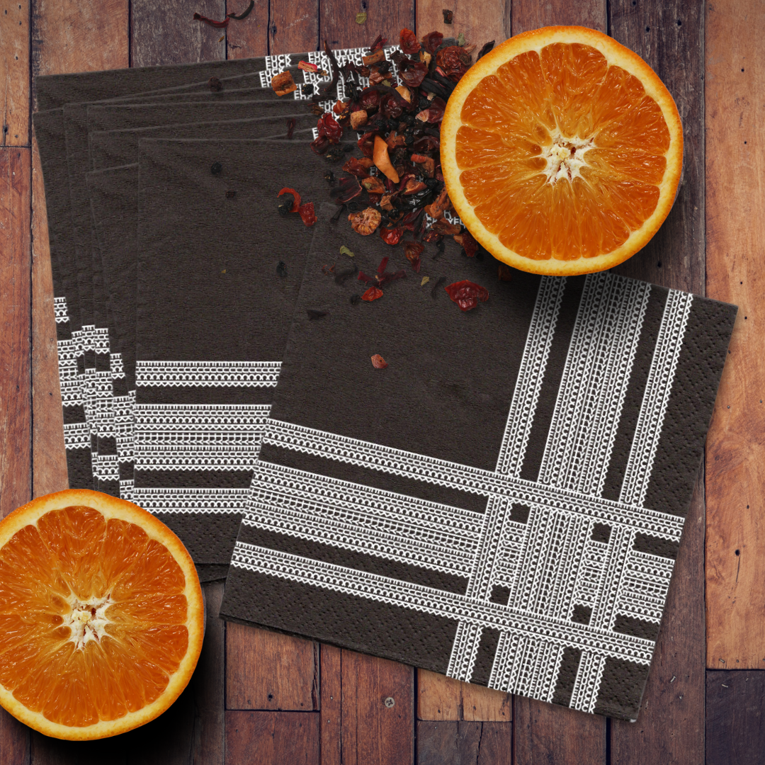 FUCKITY STRIPE ILLUSION NAPKIN