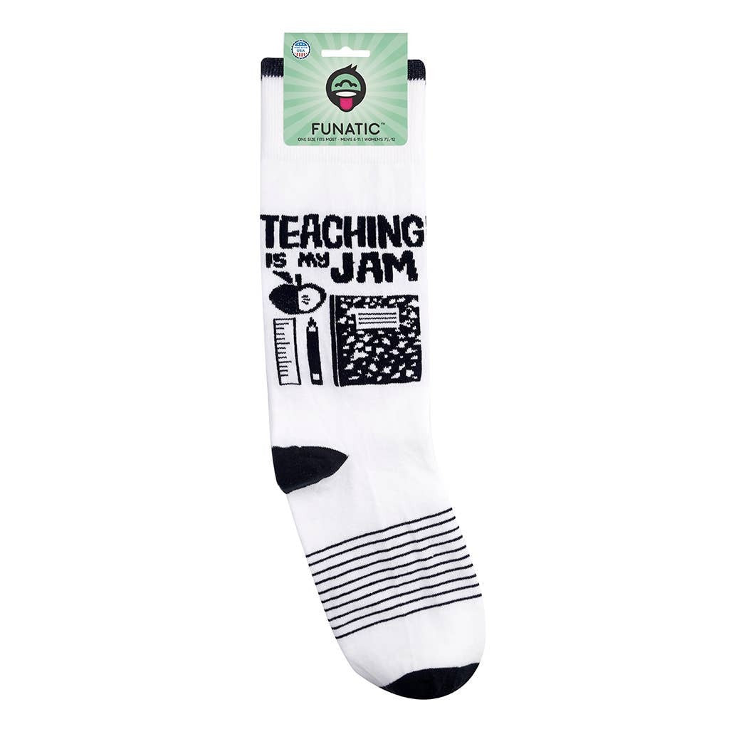 TEACHING IS MY JAM SOCK