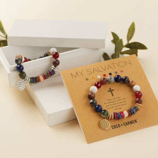 CHUNKY SALVATION BRACELET SILVER