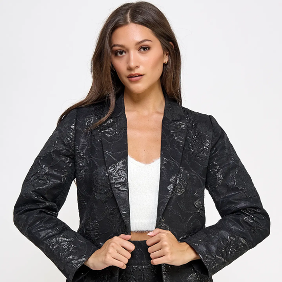 EMBOSSED BLAZER