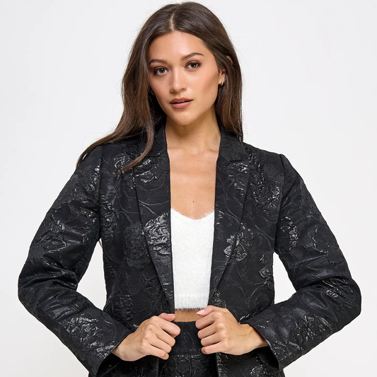 EMBOSSED BLAZER