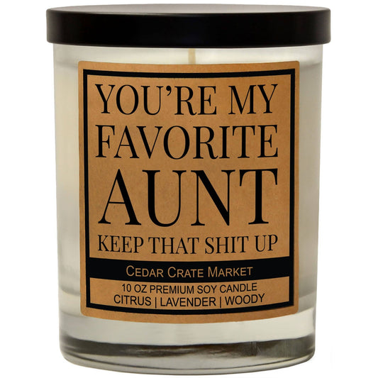 YOU'RE MY FAV AUNT CANDLE