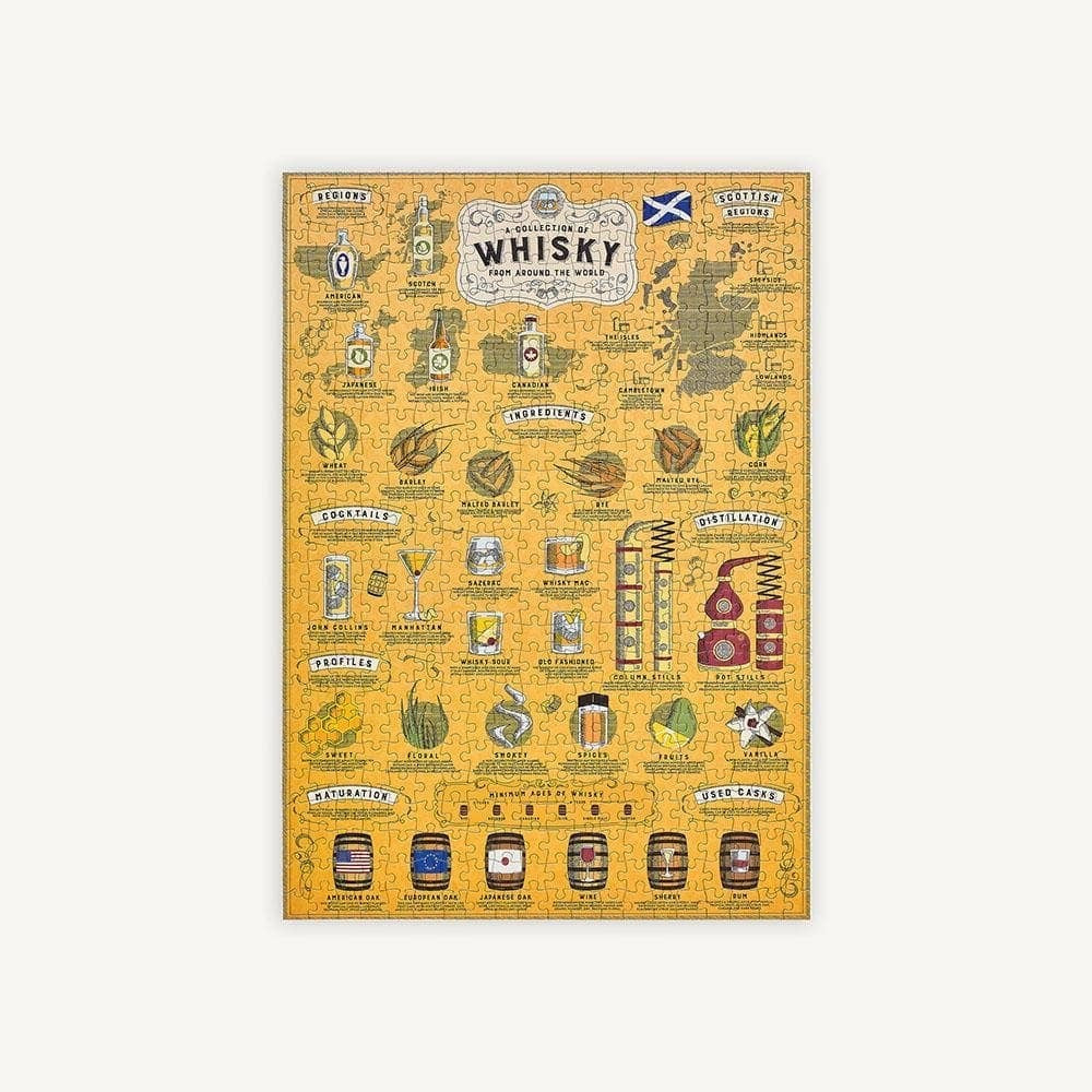 WHISKY LOVER'S 500 PC PUZZLE
