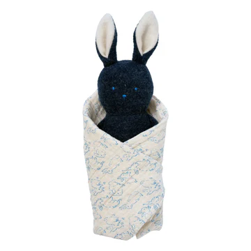 BUNNY RATTLE & BURP CLOTH