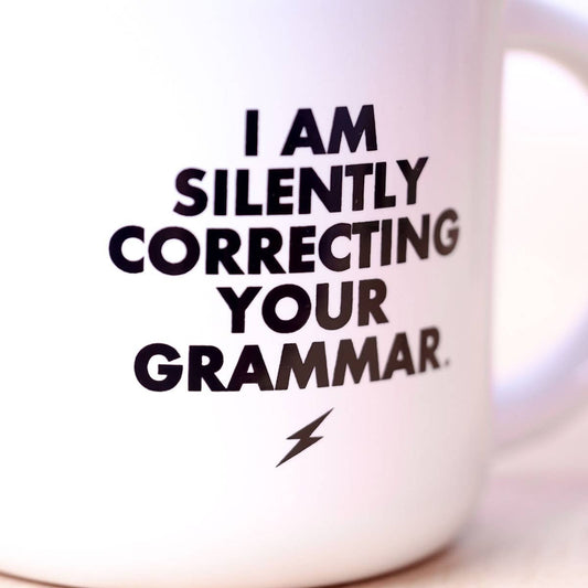 SILENTLY CORRECTING MUG