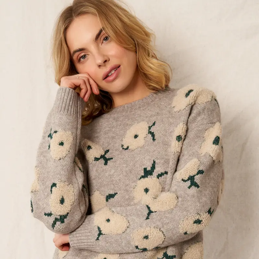 FLOWER CLOUD PULLOVER
