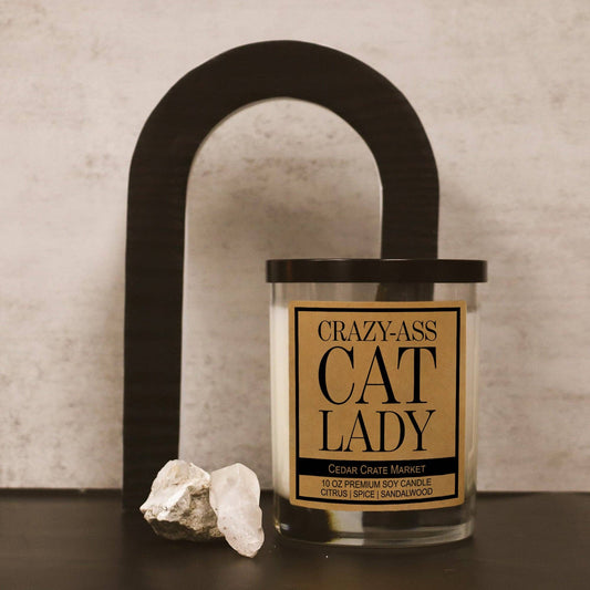CRAZY CAT LADY CANDLE