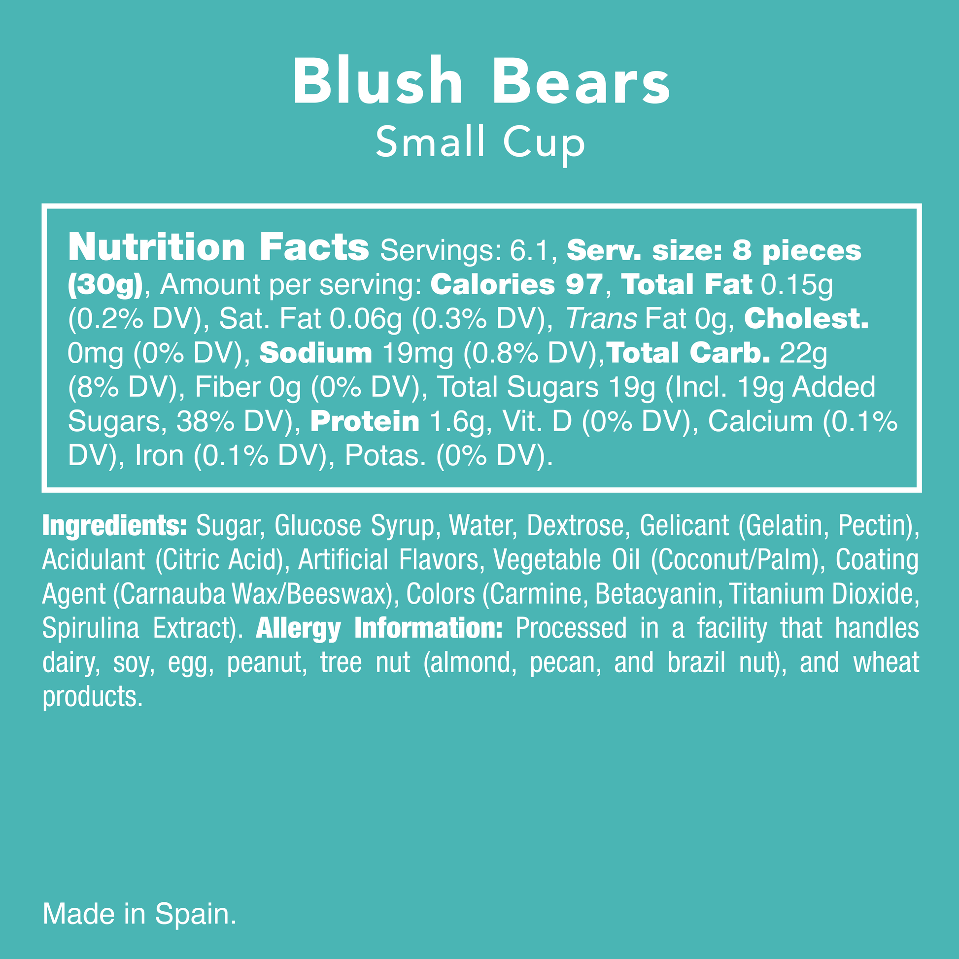 BLUSH BEARS FRUIT GUMMIES